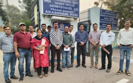 ପିଆଇବି ଏଡିଜିଙ୍କ ଆକାଶବାଣୀ ପୁରୀ କେନ୍ଦ୍ର ଗସ୍ତ