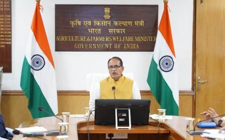 କୃଷି  କ୍ଷେତ୍ରର ସମୀକ୍ଷା: ଫସଲ କ୍ଷତି ଓ ବୀମା ଦାବି ଉପରେ ଶ୍ରୀ ଶିବରାଜ ସିଂହ ଚୌହାନଙ୍କ ନଙ୍କ ଗୁରୁତ୍ବ ପ୍ରତିକୂଳ ପାଗ ପ୍ରଭାବିତ ଚାଷୀଙ୍କୁ ତୁରନୁ ରିଲିଫ୍ ଓ ବୀମା ସମାଧାନ ପାଇଁ ଇଁ ନିର୍ଦ୍ଦେଶ