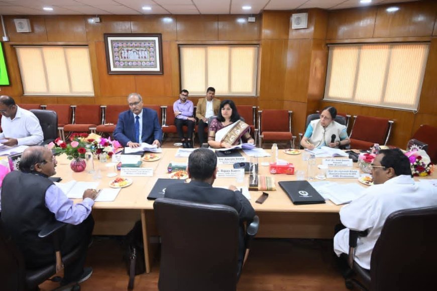 AIIMS ଭୁବନେଶ୍ବର ର ଗୁରୁତ୍ବପୂର୍ଣ ବୈଠକରେ ସାଂସଦ ଶ୍ରୀମତୀ ଅପରାଜିତା ଷଡ଼ଙ୍ଗୀ...