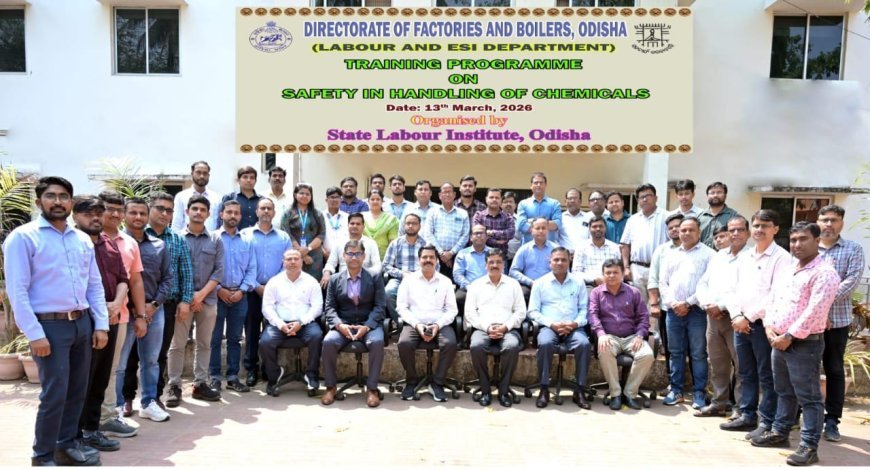ଇଞ୍ଜିନିୟରମାନଙ୍କ ପାଇଁ ଏକଦିନିଆ “ରାସାୟନିକ ପଦାର୍ଥ ପରିଚାଳନାରେ ସୁରକ୍ଷା” ପ୍ରଶିକ୍ଷଣ କାର୍ୟକ୍ରମ...