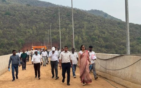 ଜଳସମ୍ପଦ ବିଭାଗ ପ୍ରମୁଖ ଶାସନ ସଚିବ ଓ ସର୍ବୋଚ୍ଚ ଯନ୍ତ୍ରୀଙ୍କ କ୍ଷେତ୍ର ପରିଦର୍ଶନ...