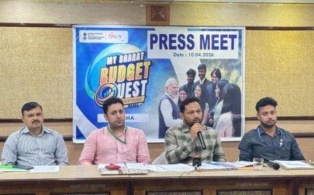 ଭାରତ ବଜେଟ୍ କ୍ୱେଷ୍ଟ ୨୦୨୬"ର ମହାସମାବେଶ ଏପ୍ରିଲ ୧୨ ଏବଂ ୧୩ ତାରିଖରେ ଭୁବନେଶ୍ୱରରେ ଅନୁଷ୍ଠିତ ହେବ...