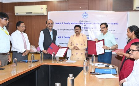 ବିଶ୍ୱ ସ୍ତରୀୟ ଗୁଣାତ୍ମକ ସ୍ୱାସ୍ଥ୍ୟସେବା ନିମନ୍ତେ ଓଡ଼ିଶା ସରକାର ଏବଂ ଜିପାଇଗୋ ମଧ୍ୟରେ ବୁଝାମଣା ପତ୍ର ସ୍ୱାକ୍ଷରିତ...