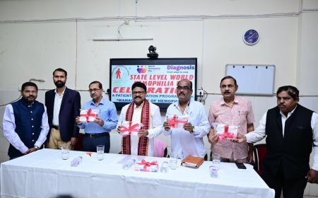 ରାଜ୍ୟ ସ୍ତରୀୟ ବିଶ୍ୱ ହିମୋଫିଲିଆ ଦିବସ ପାଳନ...
