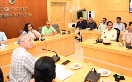 ମୁଖ୍ୟ ଶାସନ ସଚିବଙ୍କ ଅଧ୍ୟକ୍ଷତାରେ ରାଜ୍ୟସ୍ତରୀୟ ପ୍ରସ୍ତୁତି ବୈଠକ ଅନୁଷ୍ଠିତ ଗସ୍ତ କାର୍ଯ୍ୟକ୍ରମ ପ୍ରସ୍ତୁତି ତ୍ରୁଟି ଶୂନ୍ୟ କରିବାକୁ ଶାସନ ସଚିବଙ୍କ ନିର୍ଦ୍ଦେଶ