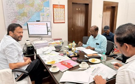 ବ୍ରଜରାଜନଗର ନିର୍ବାଚନମଣ୍ଡଳୀର ଗ୍ରାମୀଣ ଜଳ ଯୋଗାଣ ତଥା ୱାଟକୋ ପ୍ରକଳ୍ପ ସମ୍ବନ୍ଧରେ ସମୀକ୍ଷା...