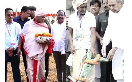ଅକ୍ଷୟ ତୃତୀୟାରେ 25 ବର୍ଷର ମୁଖ୍ୟମନ୍ତ୍ରୀ ଦୁଇବର୍ଷର ମୁଖ୍ୟମନ୍ତ୍ରୀ  କିପରି ଓ କିଭଳି ଅଖି ମୁଠି ଅନୁକୂଳ କରିଥିଲେ ତାହାର ଫଟୋ ଚିତ୍ର...