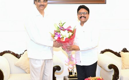 ବିଧାନସଭାର ସ୍ୱତନ୍ତ୍ର ଅଧିବେଶନ ପୂର୍ବରୁ ରାଜ୍ୟପାଳଙ୍କୁ ଭେଟିଲେ ସଂସଦୀୟ ବ୍ୟାପାର ମନ୍ତ୍ରୀ...