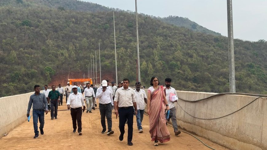 ଜଳସମ୍ପଦ ବିଭାଗ ପ୍ରମୁଖ ଶାସନ ସଚିବ ଓ ସର୍ବୋଚ୍ଚ ଯନ୍ତ୍ରୀଙ୍କ କ୍ଷେତ୍ର ପରିଦର୍ଶନ...