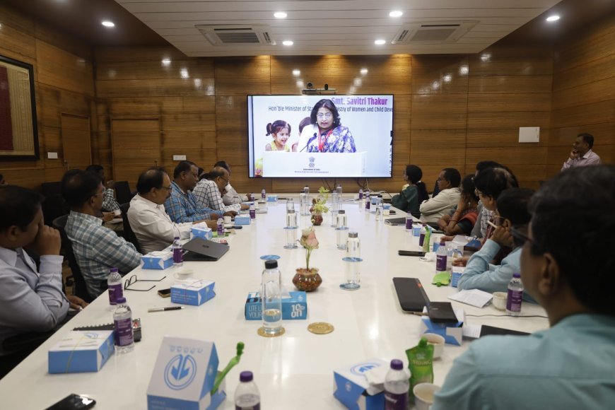 କେନ୍ଦ୍ରମନ୍ତ୍ରୀ ଅନ୍ନପୂର୍ଣ୍ଣା ଦେବୀଙ୍କ ଦ୍ୱାରା ୮ମ ପୋଷଣ ପକ୍ଷ ଉଦ୍ଘାଟିତ...