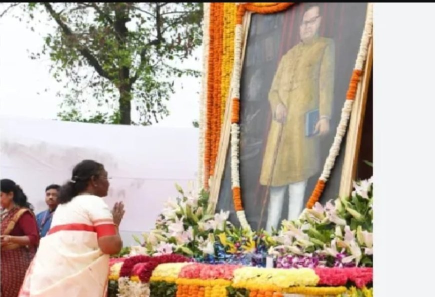 ଆମ୍ବେଦକରଙ୍କ ଜନ୍ମ ବାର୍ଷିକୀରେ ରାଷ୍ଟ୍ରପତିଙ୍କ ଶ୍ରଦ୍ଧାଞ୍ଜଳୀ...