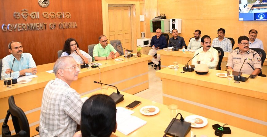 ମୁଖ୍ୟ ଶାସନ ସଚିବଙ୍କ ଅଧ୍ୟକ୍ଷତାରେ ରାଜ୍ୟସ୍ତରୀୟ ପ୍ରସ୍ତୁତି ବୈଠକ ଅନୁଷ୍ଠିତ ଗସ୍ତ କାର୍ଯ୍ୟକ୍ରମ ପ୍ରସ୍ତୁତି ତ୍ରୁଟି ଶୂନ୍ୟ କରିବାକୁ ଶାସନ ସଚିବଙ୍କ ନିର୍ଦ୍ଦେଶ