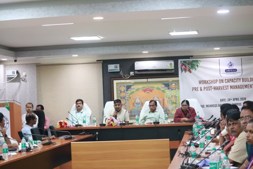 ଓରମାସ ପକ୍ଷରୁ ଆମ୍ବ ଚାଷୀ ଓ ହିତାଧିକାରୀଙ୍କ ପାଇଁ କ୍ଷମତା ବିକାଶ ଶିବିର...