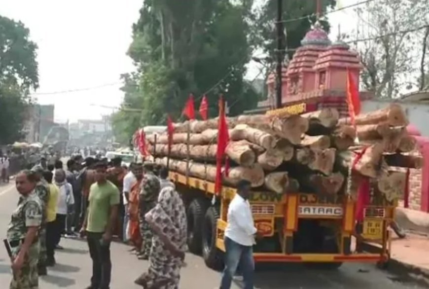 କନ୍ଧମାଳର କାଠ ପୁରୀ ରଥ ନିର୍ମାଣରେ..