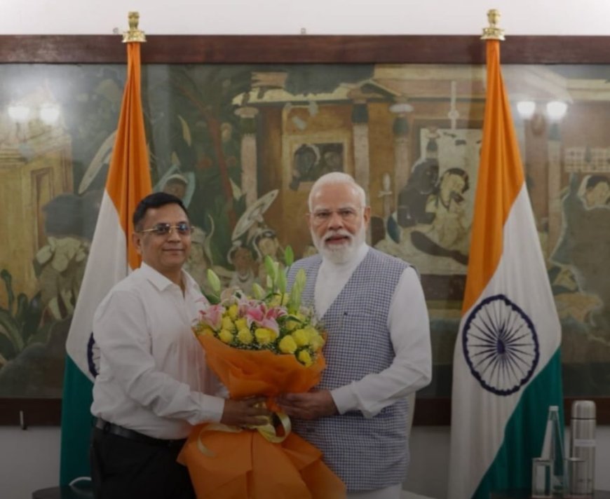 ନୀତି ଆୟୋଗର ପୂର୍ଣ୍ଣ କାଳୀନ ସଦସ୍ୟ ଙ୍କୁ ପ୍ରଧାନମନ୍ତ୍ରୀଙ୍କ ସାକ୍ଷାତ..