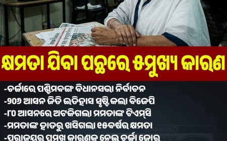 ଦିଦି ମମତା ବାନାର୍ଜୀ ଏବେ ଚାରି ପାଞ୍ଜିରୁ ଗଲେ...