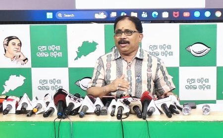 ପରିବହନ ବିଭାଗର ଫାଇନ ଆଦାୟ ପ୍ରସଙ୍ଗ ଉପରେ ବିଜେଡି ର ସାମ୍ବାଦିକ ସମ୍ମିଳନୀ...