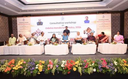 “ଓଡିଶା ହସ୍ତଶିଳ୍ପ ଚିଠା ନୀତି–୨୦୨୬” ପରାମର୍ଶଦାତା କର୍ମଶାଳା...