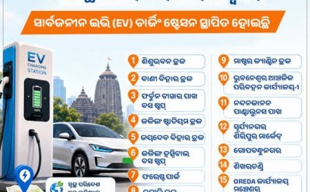 ଓଡିଶା ସରକାରଙ୍କ ତରଫରୁ ସାଧାରଣ ଲୋକଙ୍କ ପାଇଁ ଭୁବନେଶ୍ୱରରେ EV ଚାର୍ଜଙ୍ଗ ର ସୁବ୍ୟବସ୍ଥା...