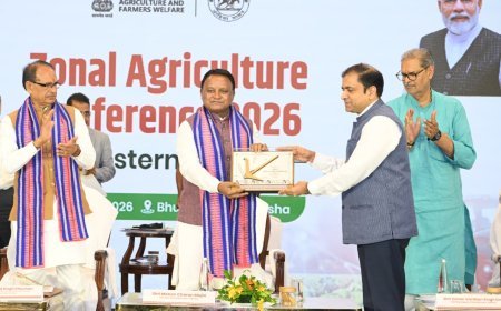 କେନ୍ଦ୍ର ମନ୍ତ୍ରୀ ଶିବରାଜ ସିଂ ଚୌହାନ ଏବଂ ମୁଖ୍ୟମନ୍ତ୍ରୀ ମୋହନ ଚରଣ ମାଝୀଙ୍କ ଦ୍ୱାରା ଭୁବନେଶ୍ୱରରେ ପୂର୍ବାଞ୍ଚଳ କୃଷି ସମ୍ମିଳନୀ ଉଦଘାଟିତ...