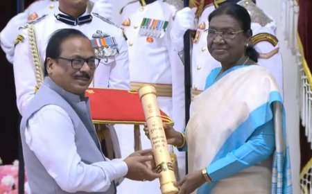 ପ୍ରଥମ ପର୍ଯ୍ୟାୟ ସମାରୋହରେ ପଦ୍ମ ପୁରସ୍କାର ୨୦୨୬ ପ୍ରଦାନ କଲେ ରାଷ୍ଟ୍ରପତି