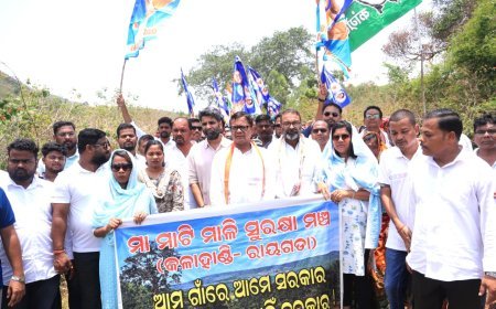 ଯୁବ କଂଗ୍ରେସର ସିଜିମାଳି ବଞ୍ଚାଅ ପଦଯାତ୍ରା...
