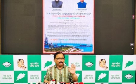 ଜେଏସ୍ଡବ୍ଲୁ ପ୍ଲାଣ୍ଟର ପୁନଃ ଶିଳାନ୍ୟାସ କରି ରାଜ୍ୟବାସୀଙ୍କୁ ଭୁଆଁ ବୁଲାଉଛନ୍ତି ସରକାର...