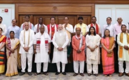 ପ୍ରଧାନମନ୍ତ୍ରୀ ମୋଦୀ ଆଦିବାସୀ ସୁରକ୍ଷା ମଞ୍ଚର ପ୍ରତିନିଧିମାନଙ୍କ ସହିତ ବୈଠକ...