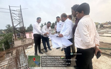 ମାଟିଆପଡା ଆର୍‌ଓବି କାର୍ଯ୍ୟର ଅଗ୍ରଗତି ସମୀକ୍ଷା...