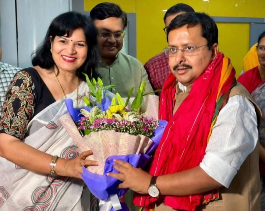 ଭୁବନେଶ୍ୱର ସାଂସଦ ଶ୍ରୀମତୀ ଅପରାଜିତା ଷଡ଼ଙ୍ଗୀ ବିଜେପି ରାଷ୍ଟ୍ରୀୟ ଅଧକ୍ଷ ନୀତିନ ନବୀନଙ୍କୁ ଶୁଭେଚ୍ଛା ଜଣାଇବା ସହିତ ଯାହା କୁହନ୍ତି...