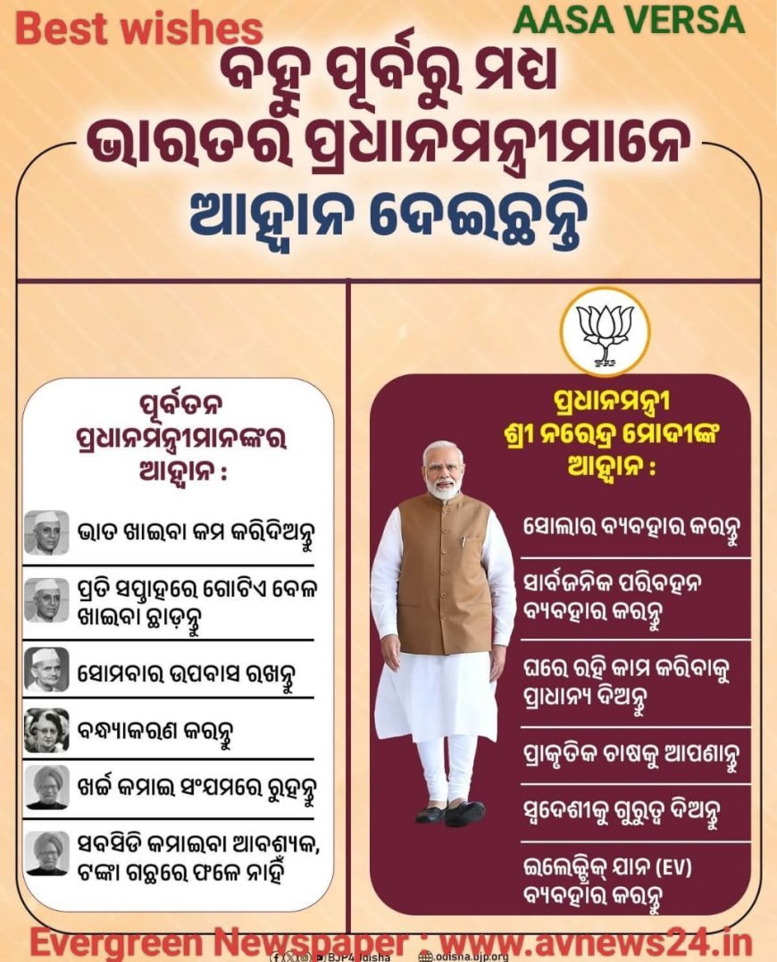 ତେଲ ବଞ୍ଚାଓ  ଦେଶ ସୁରକ୍ଷା କରୋ,