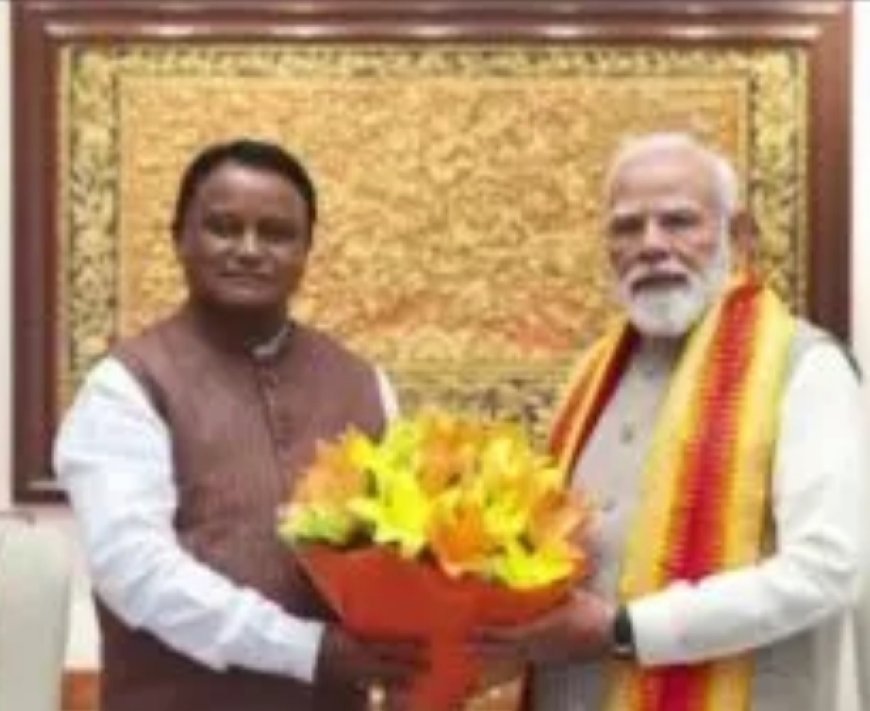ଓଡିଶା ଆସିବାକୁ ମୁଖ୍ୟମନ୍ତ୍ରୀ ମୋହନ ପ୍ରଧାନମନ୍ତ୍ରୀଙ୍କୁ ନିମନ୍ତ୍ରଣ କଲେ...