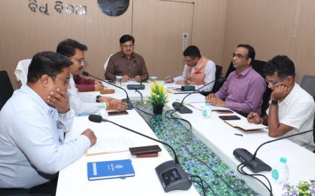 ଶ୍ରୀଜଗନ୍ନାଥ ଜମି ବନ୍ଦୋବସ୍ତ ବ୍ୟବସ୍ଥା କାର୍ଯ୍ୟକାରୀ ନେଇ ଉଚ୍ଚସ୍ତରୀୟ ସମୀକ୍ଷା ବୈଠକ...
