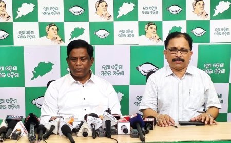 ଓଡ଼ିଶାର କୋଷ୍ଟାଲ ହାଇୱେ ପ୍ରକଳ୍ପକୁ ନେଇ ବିଜେଡି ର ସାମ୍ବାଦିକ ସମ୍ମିଳନୀ...
