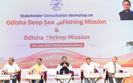 ‘ଓଡ଼ିଶା ଗଭୀର ସମୁଦ୍ର ମତ୍ସ୍ୟ ମିଶନ ଏବଂ ଓଡ଼ିଶା ଚିଙ୍ଗୁଡ଼ି ମିଶନ’  ରାଜ୍ୟସ୍ତରୀୟ ଅଂଶୀଦାର ପରାମର୍ଶ କର୍ମଶାଳା...