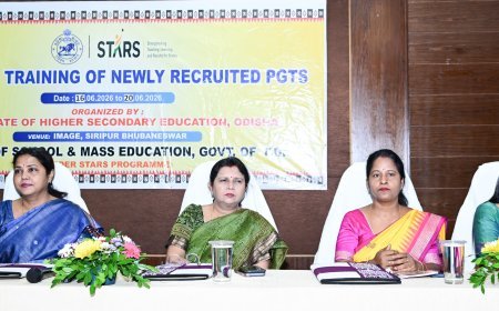 ପିଜିଟି ଶିକ୍ଷକଙ୍କ ଦ୍ୱିତୀୟ ପର୍ଯ୍ୟାୟ ଦିଗଦର୍ଶନ କର୍ମଶାଳା...