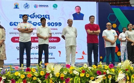 ୧୨ତମ ଆନ୍ତର୍ଜାତିକ ଯୋଗ ଦିବସ ପାଳନ...