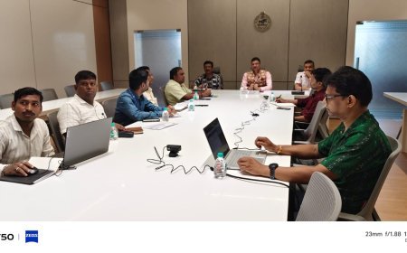 ହରିଦାସପୁର–ବିଜୟନଗରମ୍ ଚତୁର୍ଥ ରେଳପଥ ପ୍ରକଳ୍ପର ଅଗ୍ରଗତି ସମ୍ପର୍କରେ ରାଜସ୍ୱ ସଚିବଙ୍କ ସମୀକ୍ଷା...