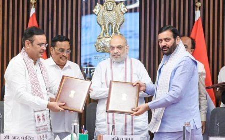 ଶ୍ରୀ ଅମିତ ଶାହଙ୍କ ଉପସ୍ଥିତିରେ ଯମୁନା ଜଳ ପ୍ରକଳ୍ପର ନିର୍ମାଣ ଓ କାର୍ଯ୍ୟକାରିତା ପାଇଁ ଚୁକ୍ତି ସ୍ବାକ୍ଷର