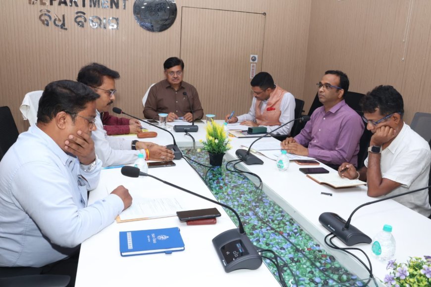 ଶ୍ରୀଜଗନ୍ନାଥ ଜମି ବନ୍ଦୋବସ୍ତ ବ୍ୟବସ୍ଥା କାର୍ଯ୍ୟକାରୀ ନେଇ ଉଚ୍ଚସ୍ତରୀୟ ସମୀକ୍ଷା ବୈଠକ...