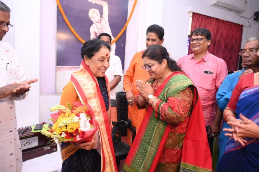ଓଡ଼ିଶୀ ଗବେଷଣା କେନ୍ଦ୍ରରେ ମାଧବୀ ମୁଦଗଲ୍‌ଙ୍କ ନୃତ୍ୟ କର୍ମଶାଳା...