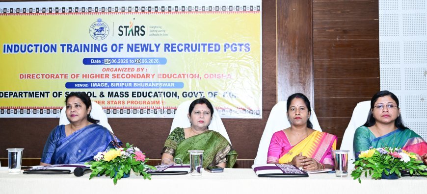 ପିଜିଟି ଶିକ୍ଷକଙ୍କ ଦ୍ୱିତୀୟ ପର୍ଯ୍ୟାୟ ଦିଗଦର୍ଶନ କର୍ମଶାଳା...