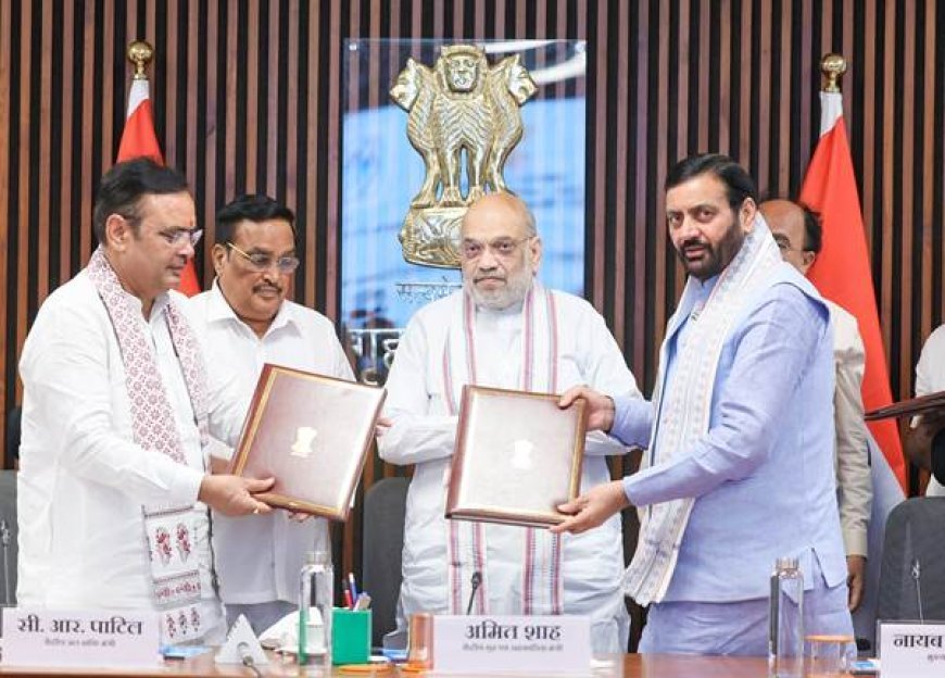 ଶ୍ରୀ ଅମିତ ଶାହଙ୍କ ଉପସ୍ଥିତିରେ ଯମୁନା ଜଳ ପ୍ରକଳ୍ପର ନିର୍ମାଣ ଓ କାର୍ଯ୍ୟକାରିତା ପାଇଁ ଚୁକ୍ତି ସ୍ବାକ୍ଷର