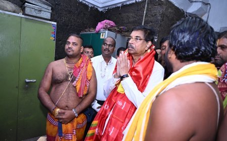 ଅଲାରନାଥ ମନ୍ଦିର ଦର୍ଶନ କରି ରାଜ୍ୟବାସୀଙ୍କ ମଙ୍ଗଳ କାମନା କଲେ ରାଜ୍ୟପାଳ...