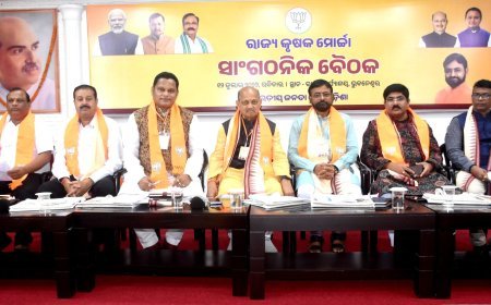 କୃଷକ ମୋର୍ଚ୍ଚାର ସାଙ୍ଗଠନିକ ବୈଠକ...