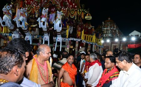 ପୁରୀ ରଥ ଯାତ୍ରାରେ ଯୋଗ ଦେଲେ ରାଜ୍ୟର  ରାଜ୍ୟପାଳ...