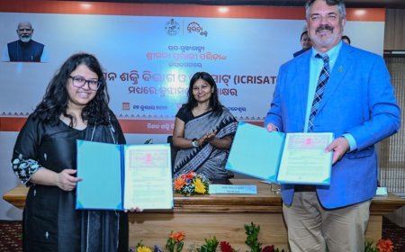 ମିଶନ ଶକ୍ତି ଓ ଇକ୍ରିସାଟ୍ ମଧ୍ୟରେ ବୁଝାମଣାପତ୍ର...