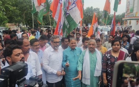 ଆନ୍ଦୋଳନକାରୀ ଛାତ୍ର ଓ ଛାତ୍ରୀଙ୍କ ଉପରେ ଦମନଲୀଳା ଓ ରାହୁଲ ଗାନ୍ଧୀ, ପ୍ରିୟଙ୍କା ଗାନ୍ଧୀଙ୍କ ଗରିଫଦାର ପ୍ରତିବାଦ...