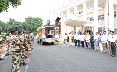 ପୂର୍ବତନ ମନ୍ତ୍ରୀ ସୁଶାନ୍ତ ସିଂଙ୍କୁ ବିଧାନସଭା ପରିସରରେ ଅନ୍ତିମ ଶ୍ରଦ୍ଧାଞ୍ଜଳି  l