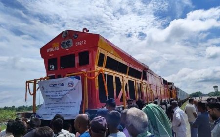 ନେପାଳରେ ପହଞ୍ଚିଲା ଭାରତର ପ୍ରଥମ ସିଧାସଳଖ ମାଲବାହୀ ଟ୍ରେନ୍...